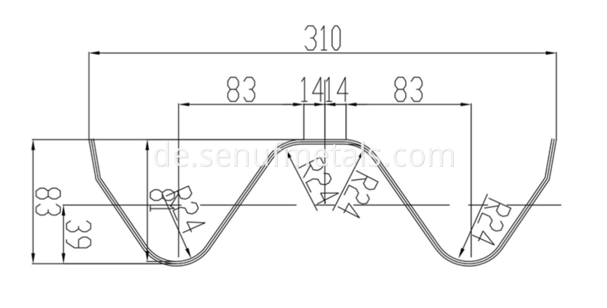 highway guardrail drawing